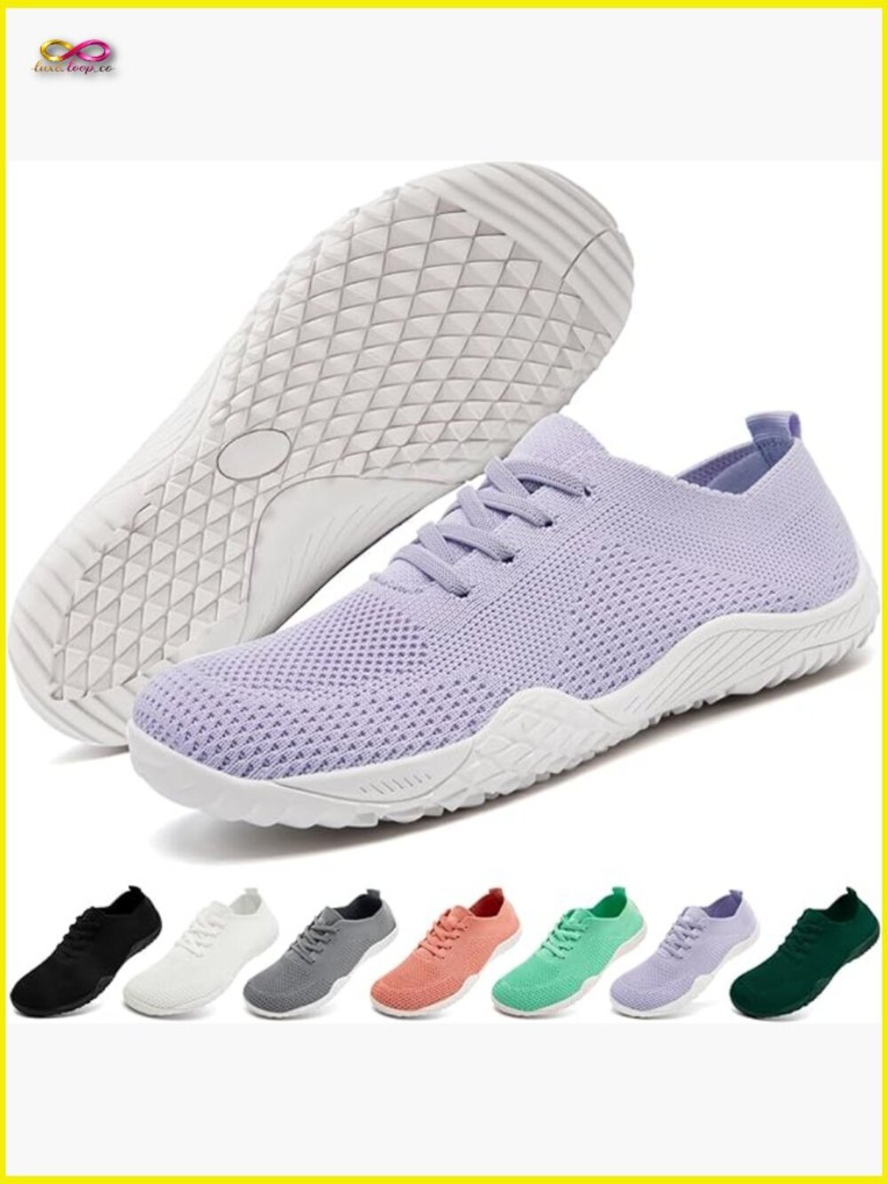 Women's Barefoot Sneakers Lightweight Zero Drop Minimalist Gym Running Trail